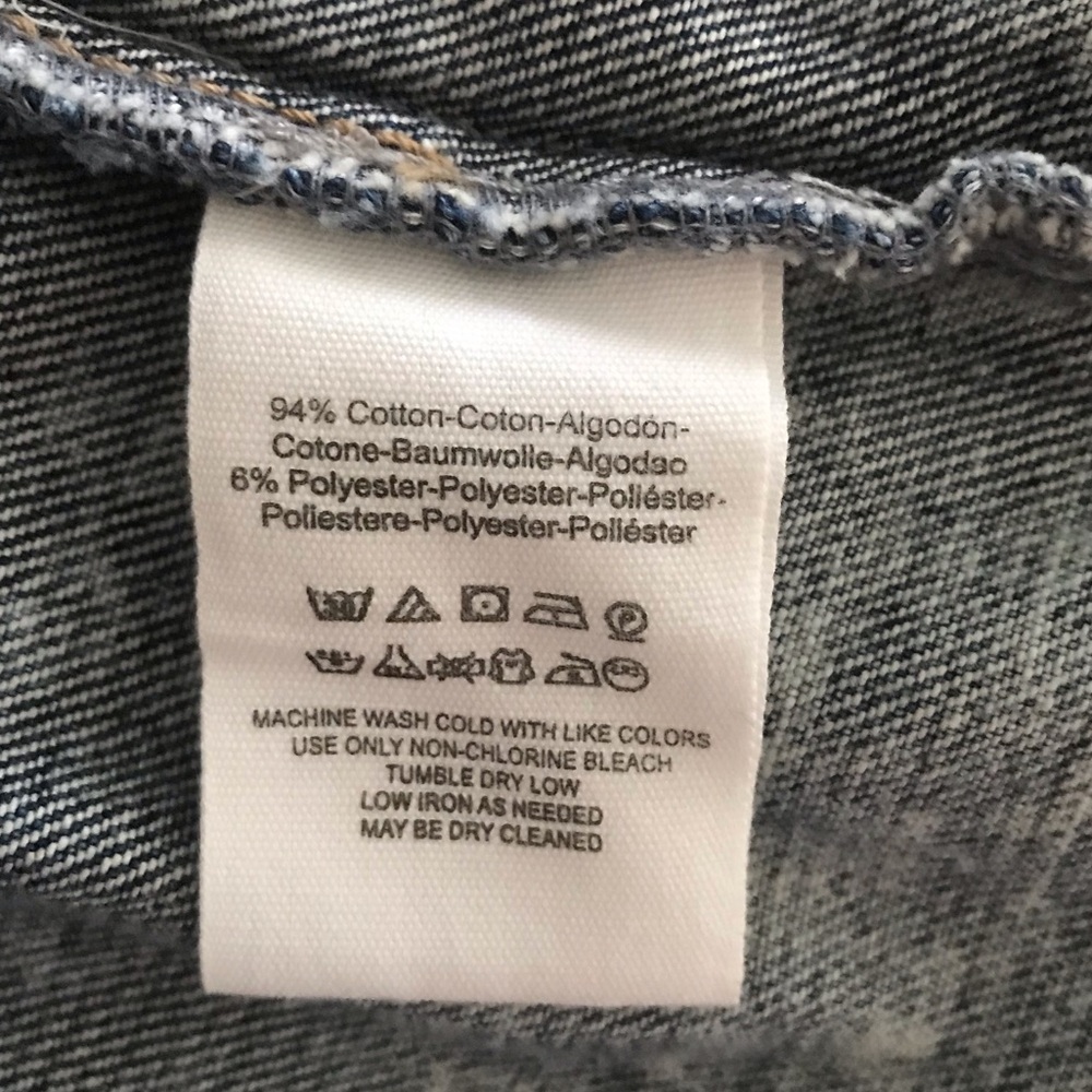 Free people Jean jacket SZ S - Picture 7 of 8